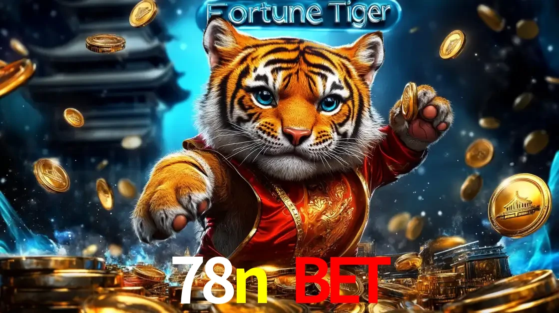 Imagem promocional do jogo de slot Fortune Tiger, com um tigre majestoso em traje tradicional cercado por uma fortuna em moedas de ouro, disponível agora no cassino 78n bet.